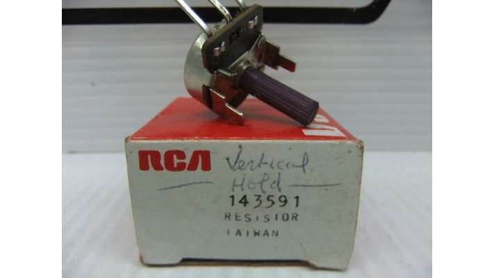 RCA 143591 vertical hold control